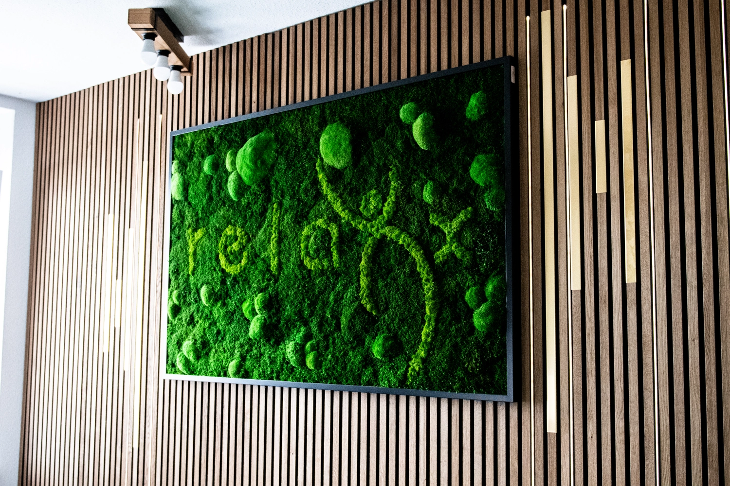 Relaxx Physiotherapie - Praxis for Physiotherapie - Relaxx-Logo auf einer Grastafel